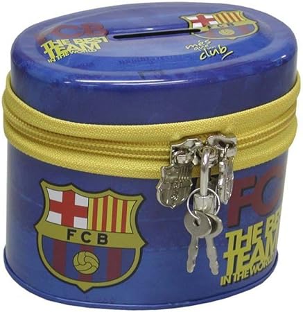 Hucha Oval Metal Con Cremallera - Fc Barcelona (96/6): Amazon.es: Hogar