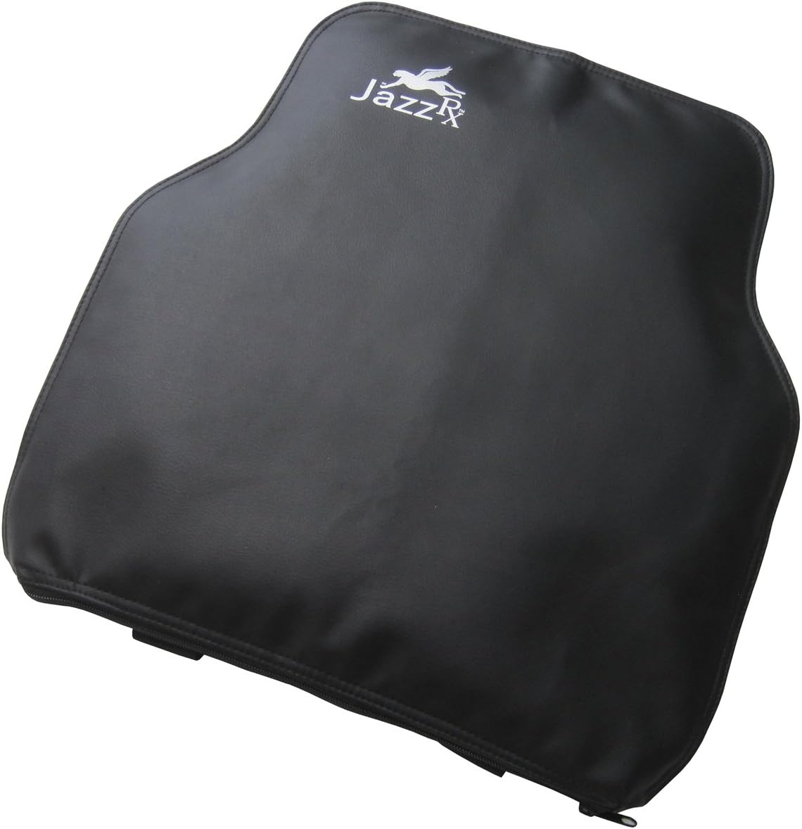 JazzRX Adjustable Orthopedic Back Support Cushion Relieves Lower Back Pain While Driving, with 3D Ventilative Surface, Clinically Tested to Work for Most Users, Recommended by Doctors – (Black)