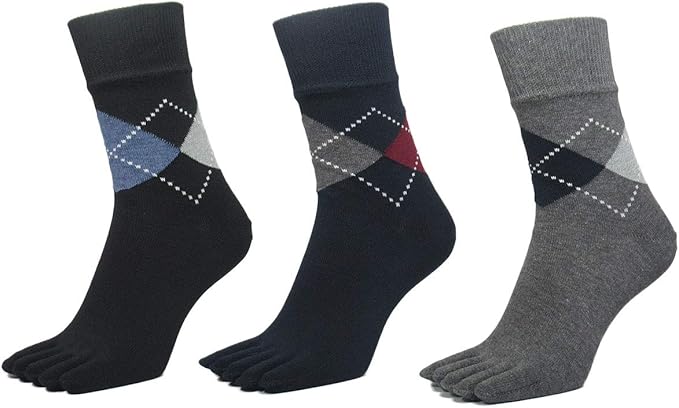 Amazon Co Jp アスカ 5本指ソックス ハーフ丈 メンズ 5本指靴下 五本指 ソックス 靴下 綿 消臭 ビジネス 厚手 25 28cm 3足 セット 服 ファッション小物