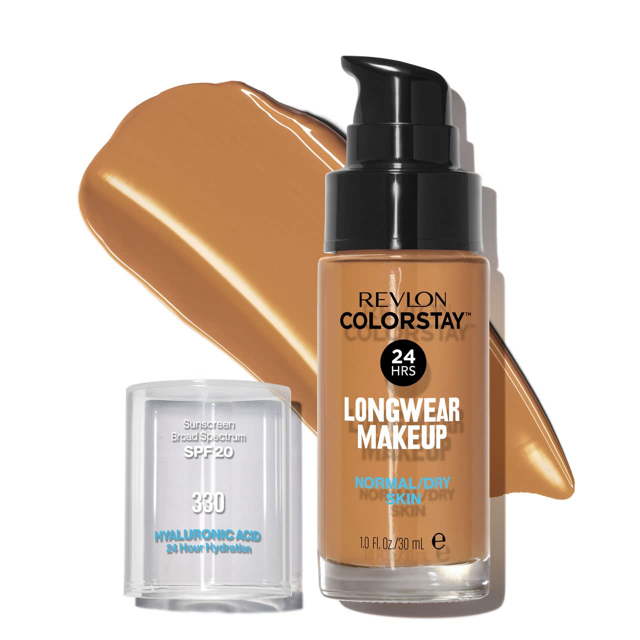 Revlon ColorStay Liquid Foundation Makeup for Normal/Dry Skin SPF 20, Longwear with Medium-Full Coverage and Natural Finish, (330), 30 ml (Pack of 1) — image 1