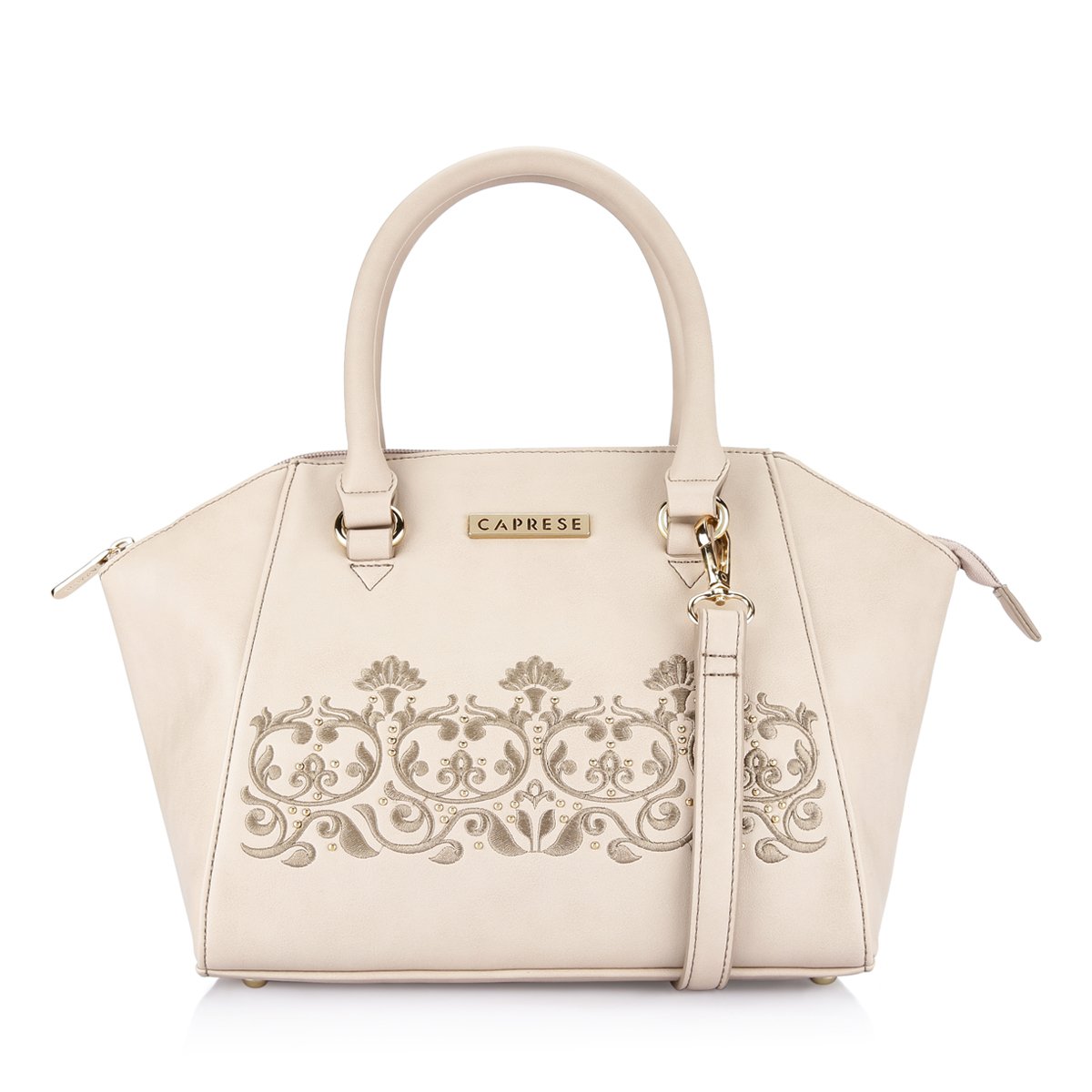 caprese women's satchel (natural)