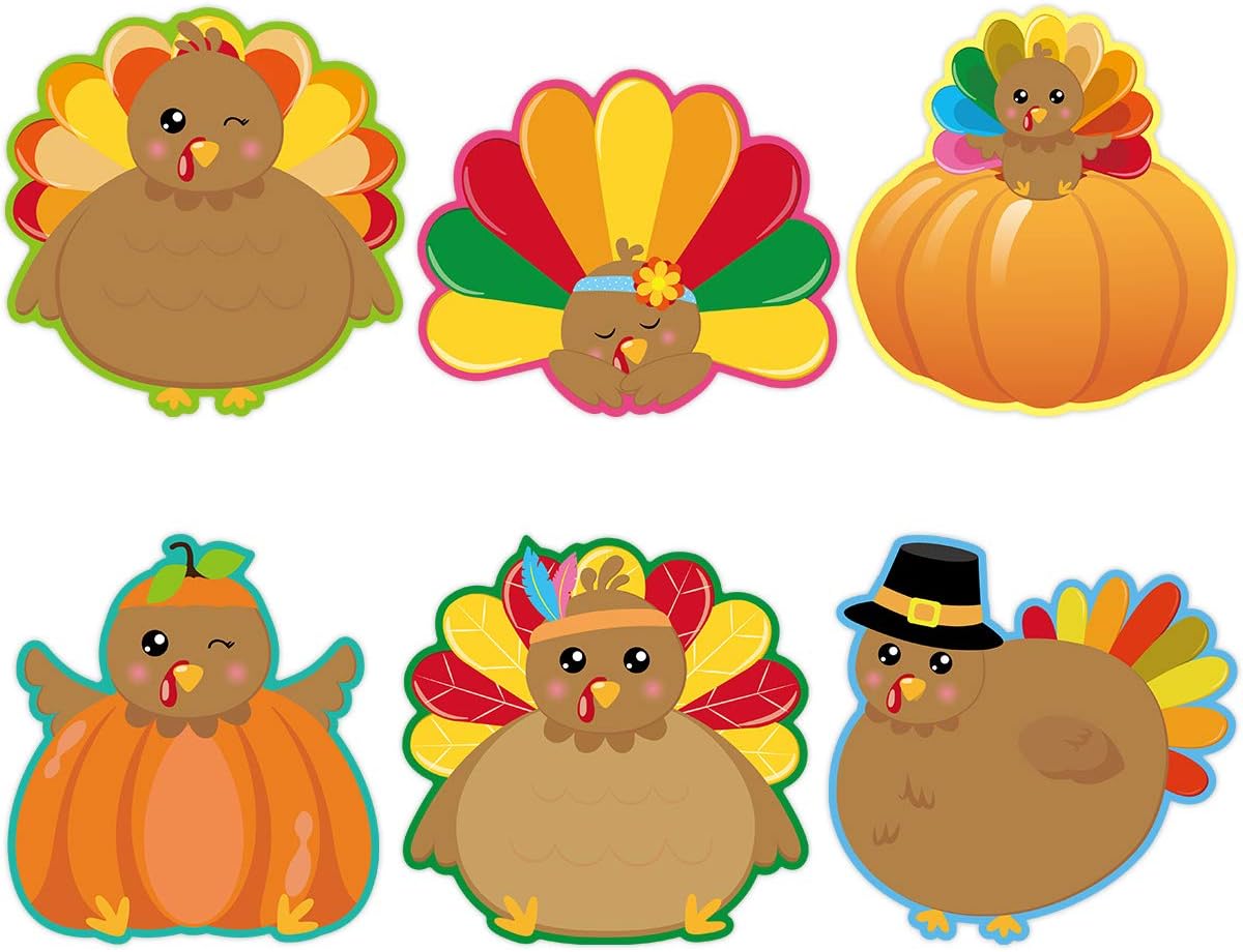 Wholesape Cheap Turkey Cutouts 42 Pcs Thanksgiving Cut Outs Accents For Fall Party Classroom Decoration Select From The Newest Brands Like Www Vertexfit Com