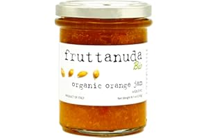 WellEatable Orange Marmalade, 100% Italian Fresh Citrus, 90%+ Fruit-Forward, More Spoonable, Less Jelly (See Videos), Organic, Only Two Ingredients, Less Sugar, No Chemicals - 8.1 oz