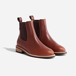 Nisolo Carmen Chelsea Boot 2.0, Brandy, 9, Boots