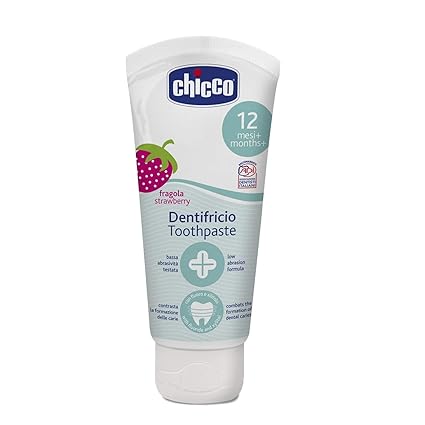 Chicco Baby Moments Strawberry 12M+ Baby Toothpaste 50ml