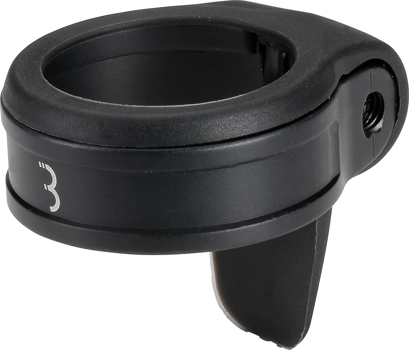 BBB Cycling CollarClamp Bike Seatpost Clamb Single Bolt Screw-on Seat Post Clamb for Carbon and Aluminium Seatposts Roadbike, MTB and E-Bike | 31.8 mm (27.2) Black - BSP-88