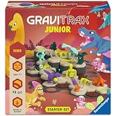 Ravensburger GraviTrax Junior Starter Set L Dino 24586 - Expandable marble run for children, made of environmentally friendly materials with theme worlds, educational and construction toy from 3 years