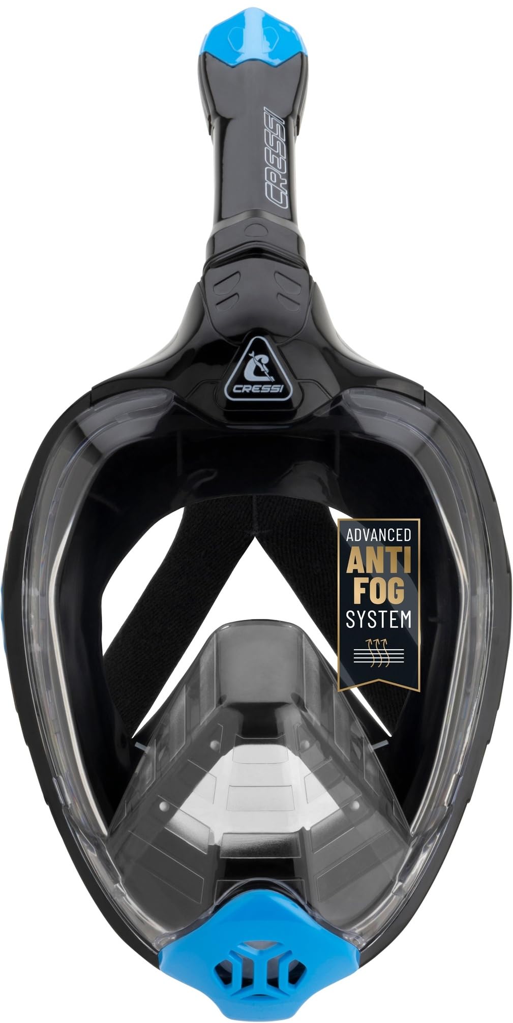 Cressi Bali Vollgesichts-Schnorchelmaske - Co2 Sicher, Ultraklare Polycarbonat-Linse, Taucherbrille Erwachsene mit Schnorchel 2