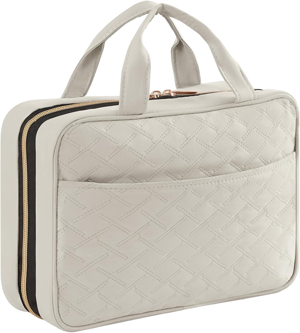 Lifewit Travel Toiletry Bag Large Hanging Cosmetic Organizer with PVC Clear