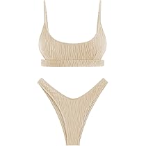 新品タグ付き】2Way Cut-Out Ribbed Swimwear Amazon.com: ZAFUL