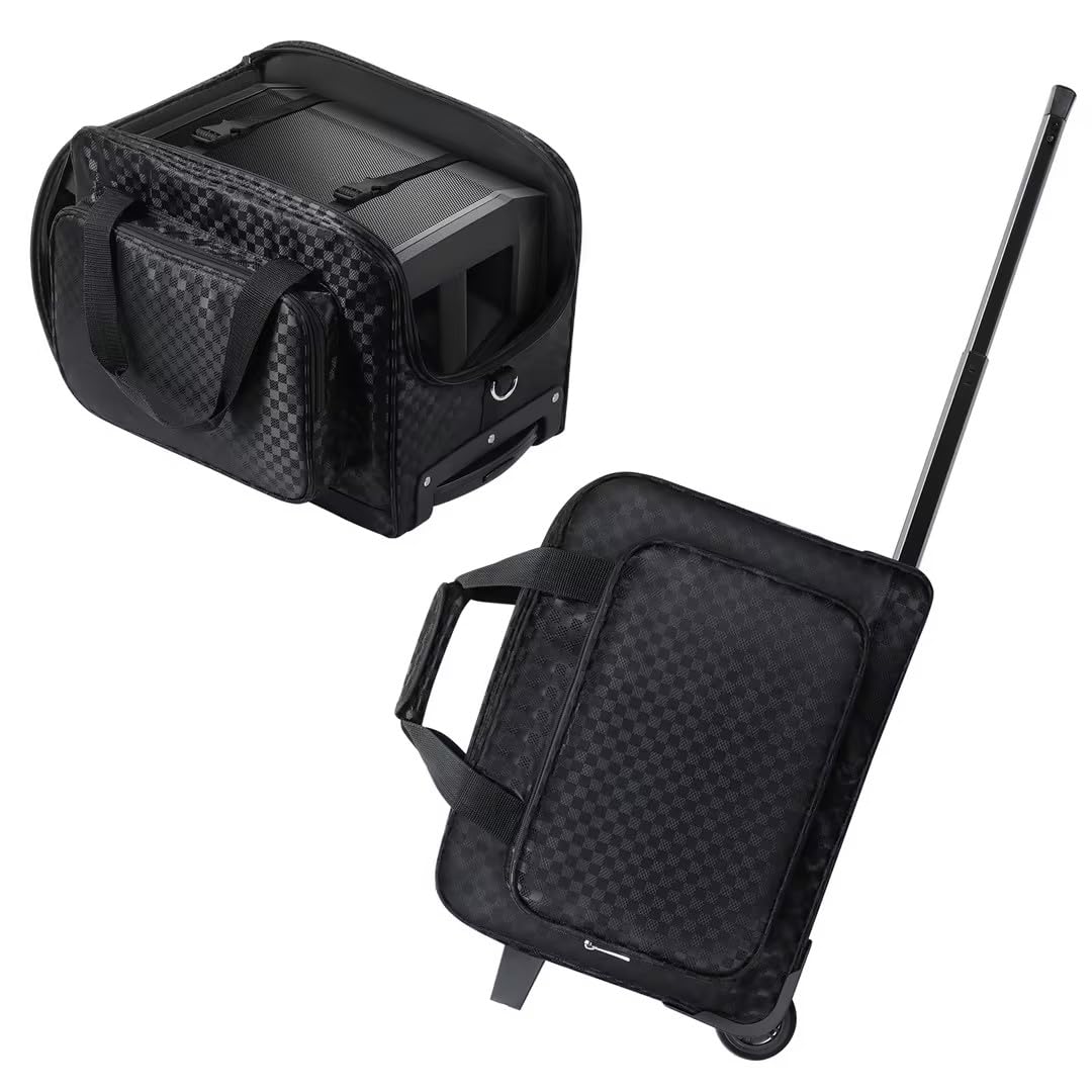 Sac De Transport à Roulettes Pour Enceinte Bose S1 Pro / S1 Pro+ - Nylon, Poignée Rétractable