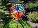 In the Breeze Triple Wheel Rainbow Garden Spinner with Wind Sail,2834