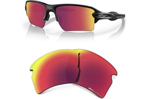 Oakley Authentic Flak 2.0 XL OO9188 REPLACEMENT Lenses+ Bundle Microfiber Pouch -FRAMES NOT INCLUDED