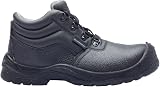 Blackrock Black Leather Chukka Safety Boots Steel Toe Mens Womens Wide Fit view 4
