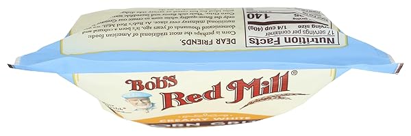 BOB’S RED MILL WHITE CORN GRITS, 24OZ (PACK OF 1) – VEGAN, KOSHER
