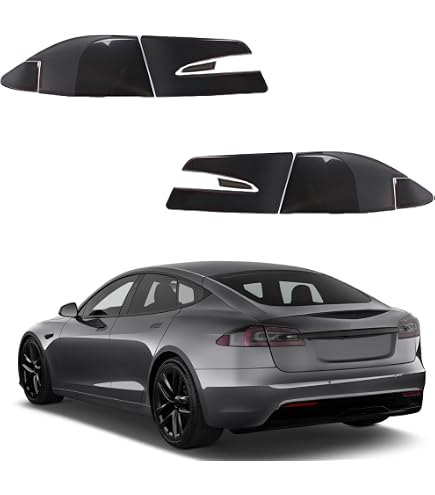 thumbnail image 2 of SlickMod Smoke Vinyl Overlays For 2017-2020 Tesla Model 3 Fog Lights – PreCut 2 of 6