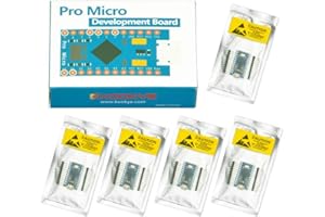 KOOKYE 5PCS Pro Micro ATmega32U4 5V/16MHz Module Board with 2 row pin header for arduino Leonardo Replace ATmega328 Arduino P