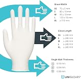 Unigloves Unicare Latex Disposable Gloves Small Natural 100s GS0022 view 5
