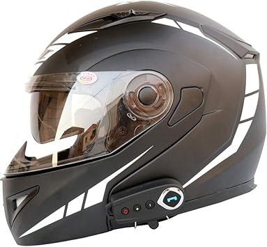 Amazon Co Jp 防水バイクヘルメットと雨は バイクヘルメット 換気システム付き防曇バイザーバイクbluetoothヘルメットに影響しません 車 バイク