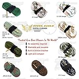Steel Eagle Bore Snake Cleaner Gun Cleaning Kit .17.22.30.38.40.44.45cal 410/10/12/16/20 Ga Rifle