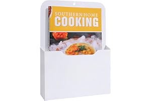 COMFYROOM Magnetic File Holder, Magnetic Paper Holder for Refrigerator, File Cabinets and Fridge, Magnetic Pocket Wall Hanging File Organizer, Magnetic File Folder Case for Mail Letter Notebook Planners