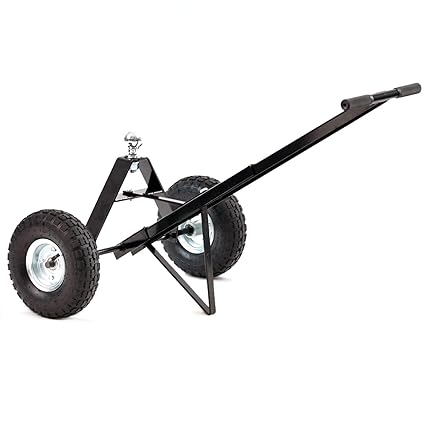 wellenshop Handtrailer Bootswagen Transportwagen mit KFZ Kupplungskugel