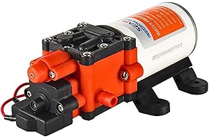 SEAFLO 22-Series Water Pump - 12V, 1.3 GPM, 100 PSI - On-Demand Water Pressure Diaphragm Pump for Marine, RV, Agriculture, and Off-Grid Applications