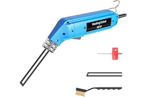 Gonytia Blue Hot Knife Foam Cutter Rope Fabric Cutter Pro Electric Hot Knife Heat Sealer Cutting Tool kit