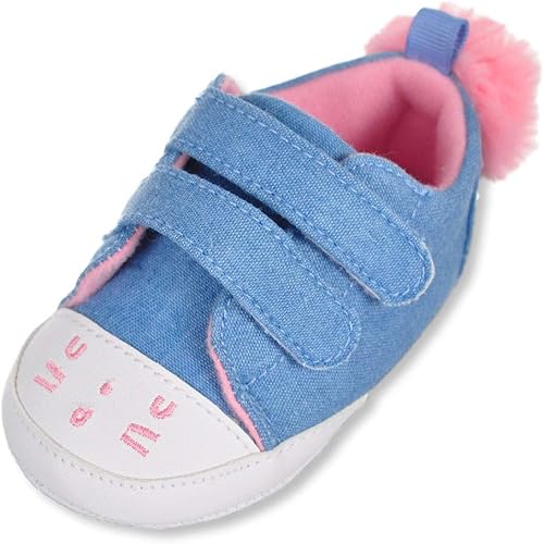GERBER Sport Design Baby Boy Crib Shoes with Faux Elastic