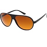zeroUV 70s Retro Aviator Sunglasses for Men and Women, Vintage UV400 Blue Blocker Glasses 61mm