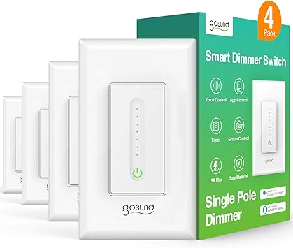 Gosund Smart Dimmer Switch, WiFi Smart 