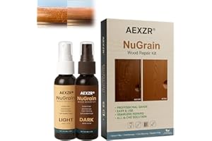 TLOPA NuGrain Wood Repair Kit, Easy-Fix Wood Furniture Repair, Professional Wood Floor Scratch Repair - Restores Wood Scratch, Covers Nicks, Marks, Minor Defects (1)