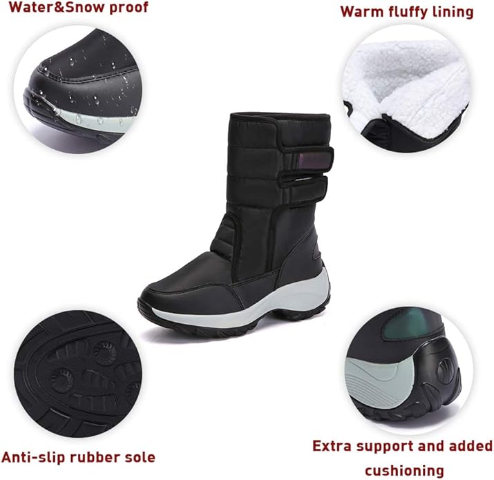 Waterproof Snowmobile Anti Slip Outdoor Walking
