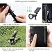 Solar Powered LED Spotlights-Outdoor Waterproof and Adjustable Security Wall Night Lighting-Landscape Path Ground Lights [1 Pack]