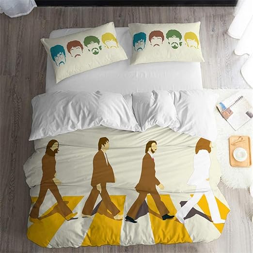 Amazon Com Lans The Beatles Album Abbey Road Bedding Set Duvet