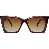 SOJOS Trendy Oversized Cateye Sunglasses Womens UV400 Large Designer Shades Lentes De Sol Para Mujer SJ2347