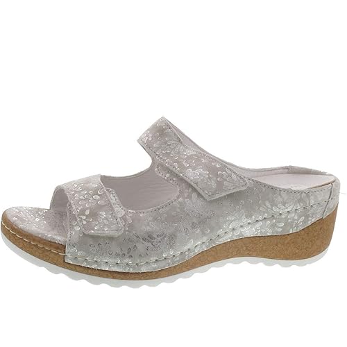 Waldläufer Damen Pantoletten 306501 172 211 weiß 485650