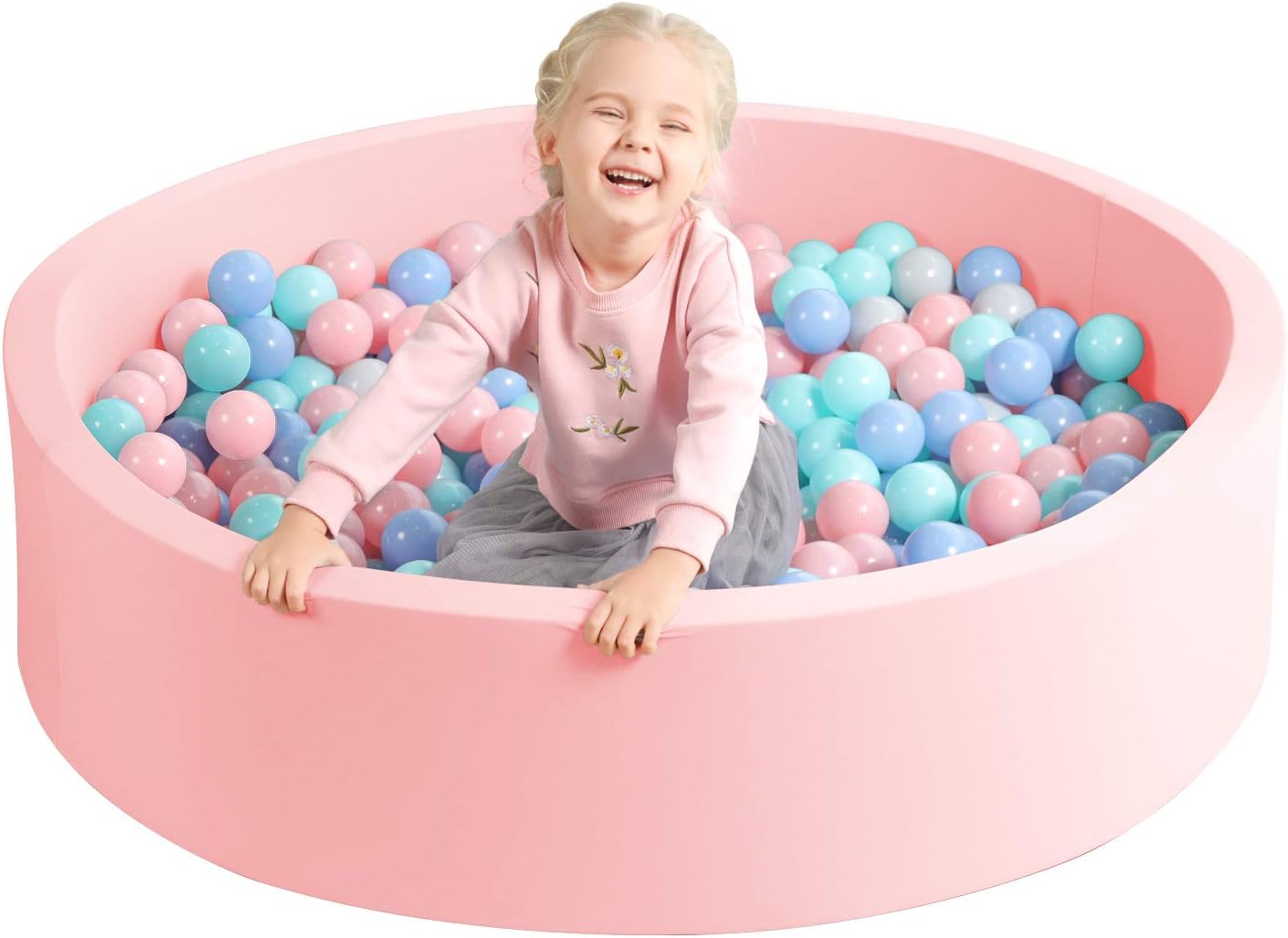 foam ball pit pink