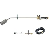 Sievert Industries TI2960 Torch Kit | Universal Dual Valve Handle, 20" Neck Tube, Adjustable 27-60 PSI Regulator, 25 ft Hose &amp; Striker, TI2960