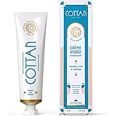 COTTAN Paris Vanishing Face Cream | Deep Hydration Snow Cream with Jojoba Seed Oil, Squalane, Rose Pearl Fragrance Nourishes, Softens, Hydrates Skin | Silky, Lightweight Facial Moisturizer Vegan 60ml