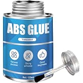 kuailaya ABS Glue, Glue for Plastic, High Bonding Strength, 120ml, Clear | ABS Cement, Waterproof, High Versatility, for Bonding PP ABS PVC Acrylic Miniatures Model Craft and Other Plastic