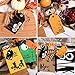 Whaline 120 Pack Halloween Gift Tags Trick or Treat Craft Label Tags with 130ft Cotton Rope for Halloween Party Favor, Candy Goodie Bag Art Hanging Cards