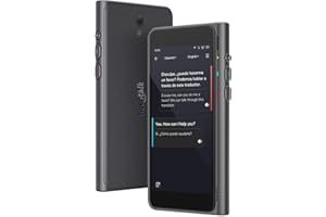 Timekettle Fluentalk New T1 Translator Device Supports 40 Languages, 31+ Offline Language Pairs, Photo Translation, No WiFi Needed, 2-Year Global Data, 4" HD Screen for Travel