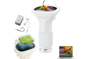 Buggy Lens Microscope Toy, Buggy Lens Microscope Toy,Buggylens Magnifier, Portable Handheld 2" IPS Screen 1000x Handheld Digi