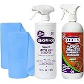 FOLEX Instant Carpet Spot Remover Carpet Cleaner and Hardwood, Laminate, Tile & Floor Cleaner with 2x Reusable Cleaning Cloth