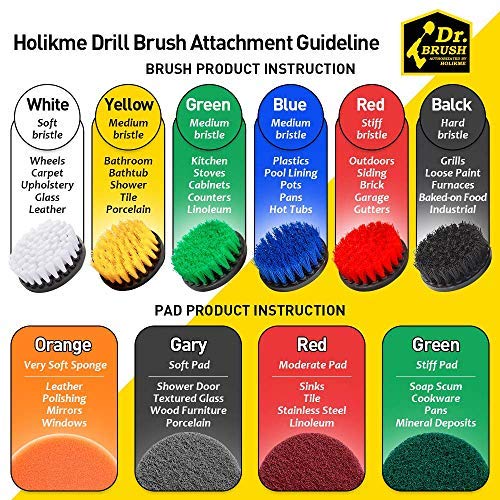 1 Holikme+Attachments+Scrubber+Attachment+Bathroom