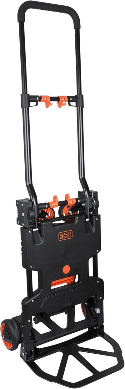 BLACK+DECKER 2-in-1 Sack Truck Trolley 55kg Hand Truck 120kg Platform