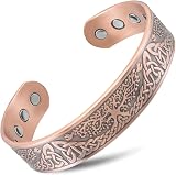 MagnetRX Magnetic Copper Bracelet for Men 99.9% Pure Copper Adjustable Irish view 1