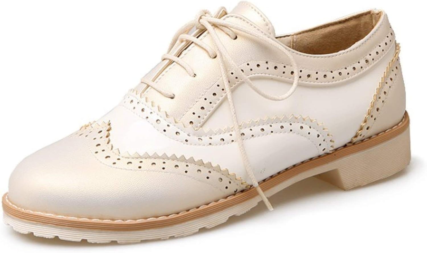 Woman�s Brogues Oxford Loafer Breathable PU