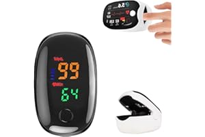 BOOMY LINS Non Invasive LED Gluc0se Meter,Needle-Free Device, Suitable for Indoor and Outdoor Use (Black 1)
